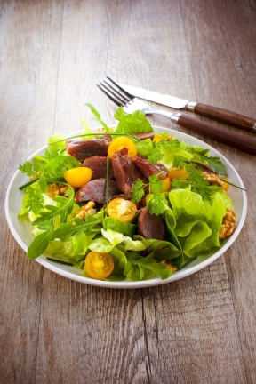 Salade de gésiers confits